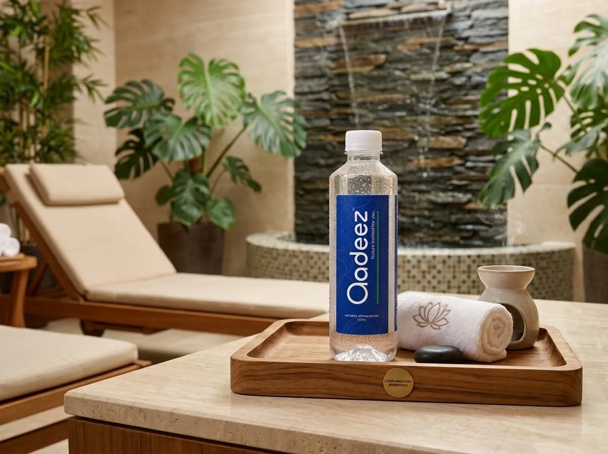 A serene spa environment with relaxation areas